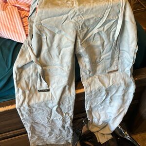 Light blue summer wide leg pants